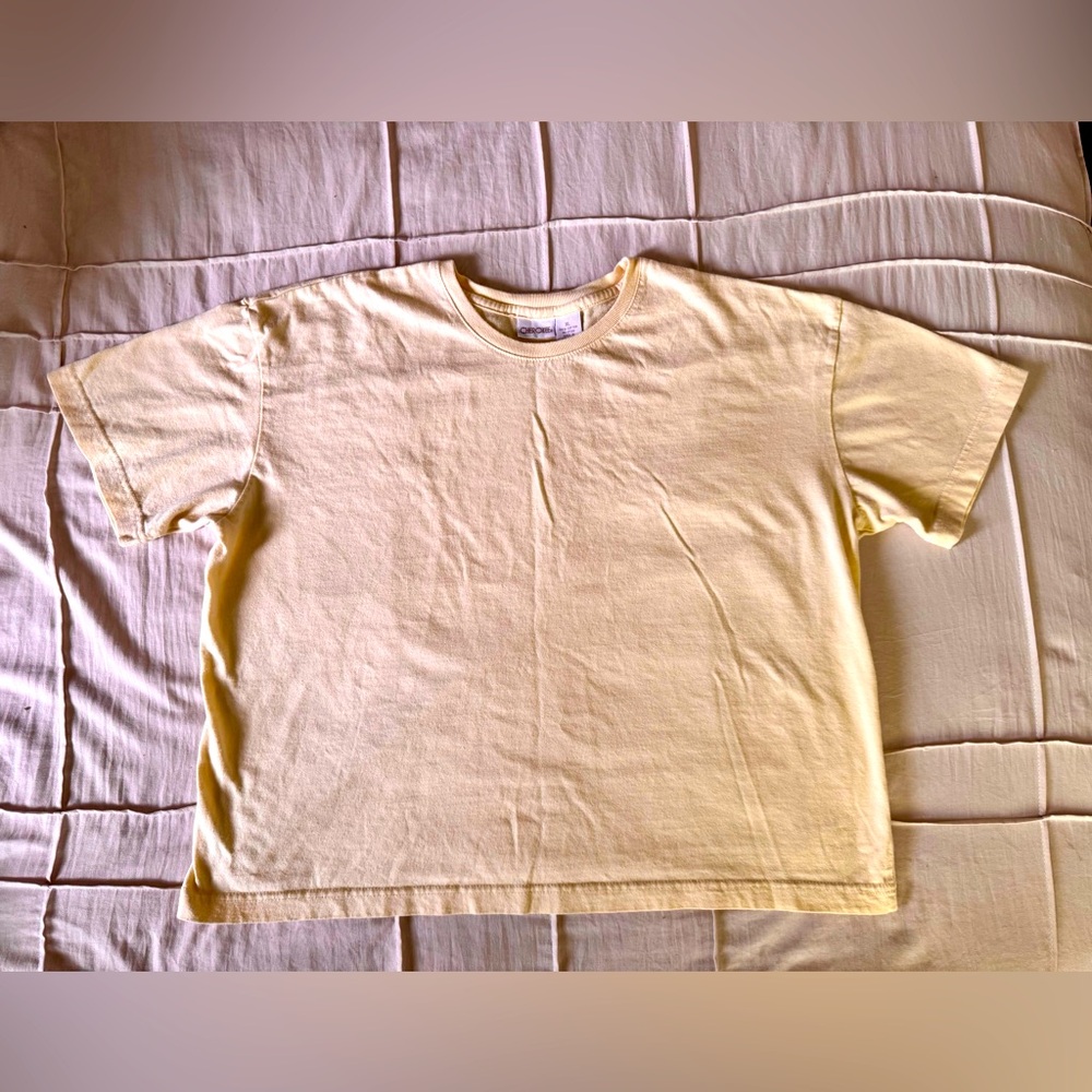 Vintage Cherokee Yellow Boxy Fit T Shirt 100% Cotton